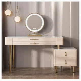 JVmoebel Schminktisch Eleganter Schminktisch aus Holz mit Spiegel und Stauraum (1-St., Schminktisch), Made in Europa beige