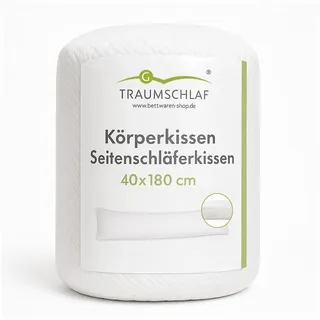 Traumschlaf Air Breeze Seitenschläferkissen 40 x 140 cm Weiß