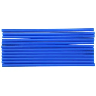 12er Set blaue Plastikstrohhalme 23 cm Fackelmann Bar Concept