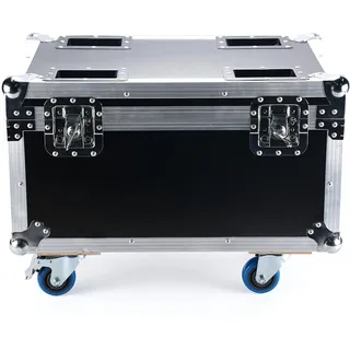 Ukfog Transportcase-Anwendbar auf 200W 18 LED Par Scheinwerfer, Flightcase für 4 Stück-LED Strahler,Hartschale/Leder/Baumwolle Futter/62,5 x 41 x 45,5 cm mit Rollen Flightcase