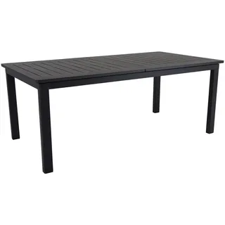 Brafab Lomma Gartentisch 194-312 x 100 x 73 cm Schwarz