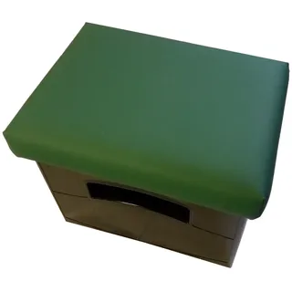 Premium Bierkasten Sitz Sitzkissen Bierkiste Aufsatz Hocker Kunstleder Polster