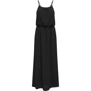 Only Kleid lang - Onlwinner S/L Maxi Dress NOOS - 34 bis 42 - für Damen - Größe 36 - schwarz - 36