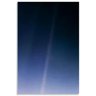 Pale Blue Dot Voyager 1 Weltraum-Poster Büro-Raum-Dekor Kosmischer Sternenhimmel Wandkunst-Poster für Wanddekoration 60x90cm(24x36inch)