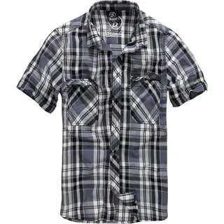 Brandit Textil Roadstar Kurzarmhemd Black / Anthracite S