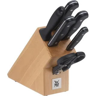 WMF Messerblock, Buche Kolonial, Holz, 7-teilig, Kochen, Küchenmesser, Messersets