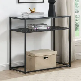 FineBuy FB72753 Konsolentisch 80 x 30 x 75 schwarz