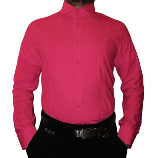 Pierre Martin Businesshemd Herren Hemd New Kent K14 2Knopf Slim Fit tailliert Bügelleicht, Pflegeleicht, Alle Jahreszeiten rosa