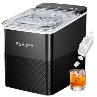 euhomy Eiswürfelmaschine, 9 Eiswürfel in 2 Größen, Automatische Reinigung | IM021