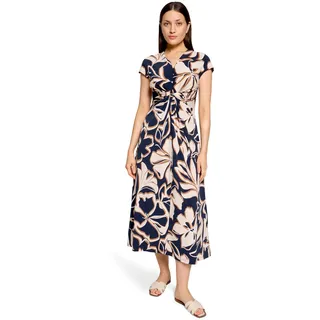 Betty Barclay Midikleid Blau/Braun 36