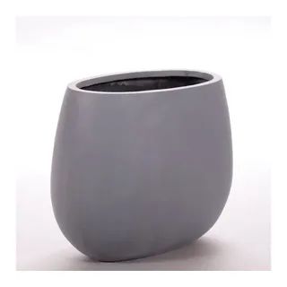 eleganteinrichten Pflanzkübel 44 x 28 x 36 cm Grau