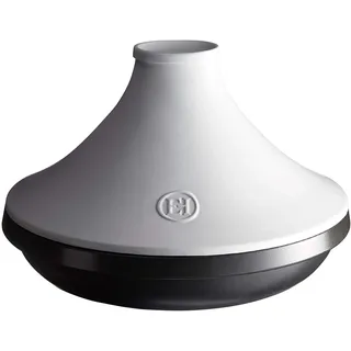 Emile Henry Delight Tajine 33 cm schwarz/weiß