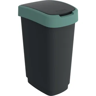 Rotho Wertstoffsammler TWIST 50 l Schwarz