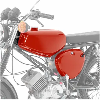 Craftride Halter Tank / Benzintank für Simson S51 / S50 / S70 mit Seitendeckel New Styl