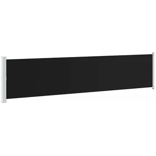 vidaXL Ausziehbare Seitenmarkise 140 x 600 cm schwarz 313369