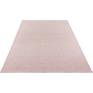 Teppich Millau, ELLE DECORATION, rechteckig, Höhe: 4 mm, Flachgewebe, In-& Outdoor, Modern, Terrasse, Balkon, Wohnzimmer rosa 200 cm x 290 cm x 4 mm