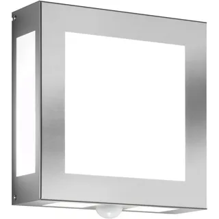 CMD Außenleuchte Edelstahl 28,0 cm mit Bewegungsmelder silber