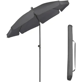 Sekey Balkonschirm Ø 200 cm Grau