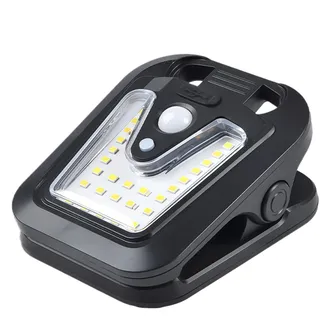 Yulokdwi Außen Solar Bewegungsmelder Leuchten | USB Automatisch Ein/Aus Clip Lampe - Wasserdicht 4 Modi Solarleuchten - Für Garten Weg Treppe Gehweg Rasen Geländer Zuhause