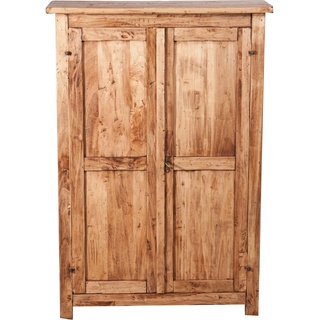 Biscottini Küchenschrank aus Massivholz 98 x 25,5 x 68 cm Schuhregal für Geländer-Kleines Bücherregal mit Türen, 92x50,5x50 cm