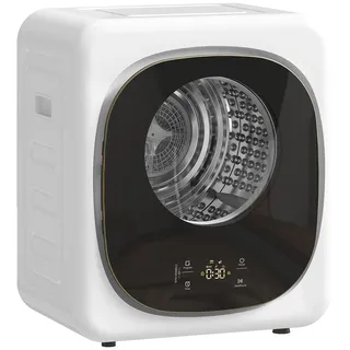 Mini Wäschetrockner mit 5 Programm 800 W 4 kg bis zu 60°C Weiß