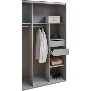 Wimex Inneneinteilung MUGANO, Breite 110cm, Höhe 150cm grau
