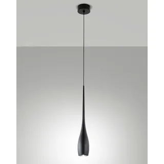 FABAS LED-Pendelleuchte Coco Metall Schwarz