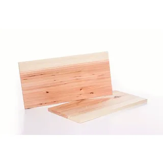 Home & Garden Grillplatte 15 x 30 cm Zeder/beige/braun