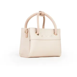 Handtasche VALENTINO BAGS "ALEXIA", Damen, Gr. B/H/T: 21cm x 15cm x 9cm, beige (ecru), Lederimitat, Taschen Handtasche, Damen Henkeltasche, Schultertasche, Umhängetasche mit viel Stauraum