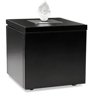 Tischdesinfektionstuchspender Kubik, LxBxH 25,8x25,8x20,9cm, Schwarz