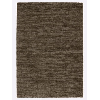 Teppich HEINE HOME Teppiche Gr. B/L: 160 cm x 230 cm, 17 mm, 1 St., grau (anthrazit, meliert) Shaggy-Teppiche