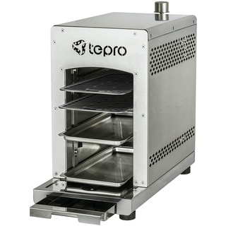 tepro Steakgrill Toronto, Keramik-Infrarotbrenner mit 3 kW Leistung, 800 Grad Gas, Maße ca. 23 x 56 x 40,5 cm