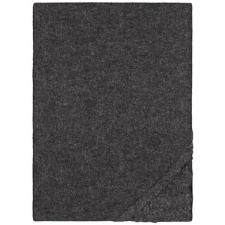 biberna Spannbettlaken Melange-Flanell 140 x 200 - 160 x 200 cm titanium