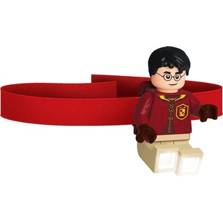 Lego Harry Potter - Harry Head LED-Lampe zum Lesen für Potterheads - mit abnehmbarem und verstellbarem Stirnband - 76mm große Figur (HE33) - Inklusive 2 CR2025 Batterien