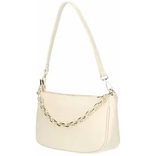 ITALYSHOP24 Pochette Umhängetasche Leder Beige