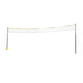 powershot Volleyball Netz - 6 m x 40 cm - mit Pfosten, Netz, Ball und Pumpe - Ideal im Park oder im Garten !