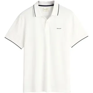 GANT TIPPING SS PIQUE POLO weiß XL
