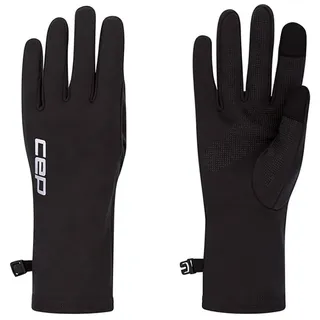 CEP Core Run Merino Fingerhandschuhe Schwarz L