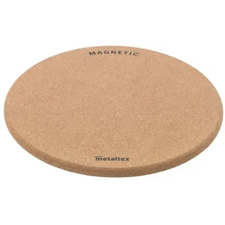 Metaltex Untersetzer Ø 20 cm Holz, Textil, Natur Braun