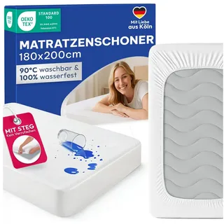 Blumtal Matratzenschoner wasserdicht 180 x 200 cm weiß