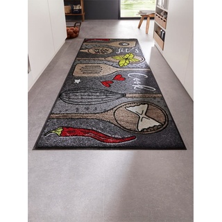 Fußmatte HEINE HOME Teppiche Gr. B/L: 50 cm x 75 cm, 7 mm, 1 St., bunt (grau, bunt) Fußmatten gemustert