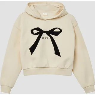 s.Oliver Hoodie mit Print Beige 158/164