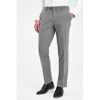 Next Anzughose Anzug aus Wollmischgewebe: Hose – Tailored Fit (1-tlg) grau 34