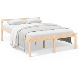 vidaXL Seniorenbett 140 x 190 cm Brown
