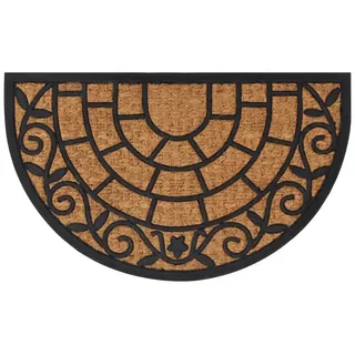 vidaXL Halbrund 45 x 75 cm Braun