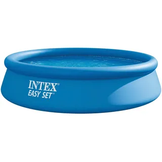 INTEX "Easy Set" XL Pool rund Aufstellpool 366 x 76 cm, Volumen 5.621 l, Großer Aufblasbarer Pool für den Garten – Aufstellpool Schwimmbecken Kinder ab 6 Jahren, blau (28130NP)
