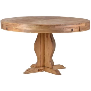 Mexico Esstisch 140cm - rund Massivholz Pinie