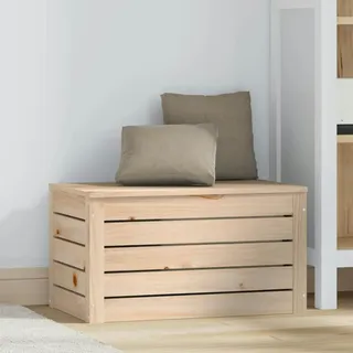 vidaXL Truhe 59,5x36,5x33 cm Massivholz Kiefer