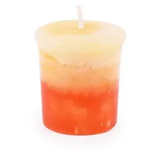 pajoma Duftkerzen 91205, Mango-Orange, Marmorvotivkerze, 55g