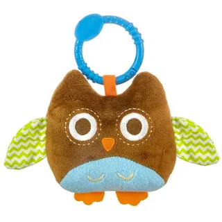 Eule Plüsch-Anhänger - Happy owl - 2552 BROWN